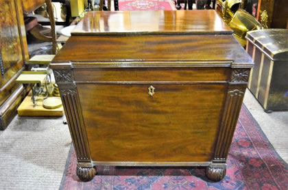 Regency mahogany wine cooler 