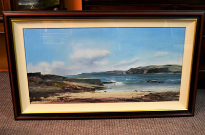 Framed oil painting, local artist