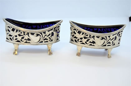 Pair of silver salts