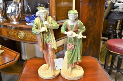 Pair of Royal Worcester figures
