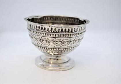 Georgian silver bowl