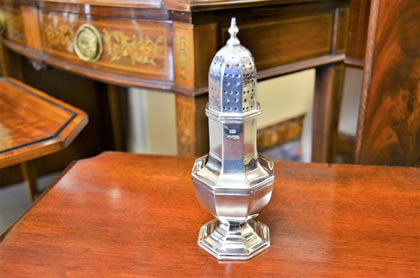 Silver sugar castor