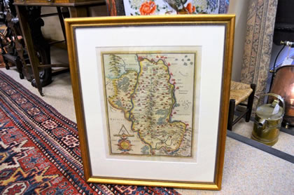 19th century map of ireland