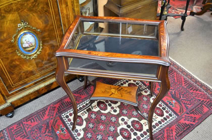 Mahogany display table
