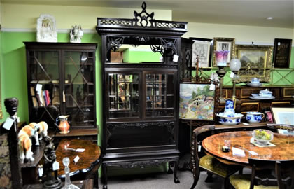 Victorian display cabinet