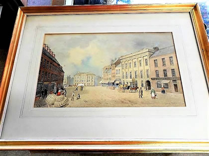 Watercolour by artist J.W.Carey
