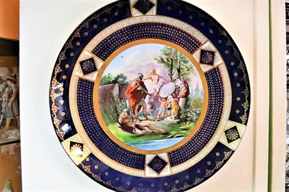 Vienna porcelain plaque