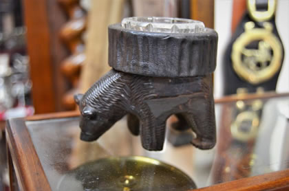 Carved oak bear