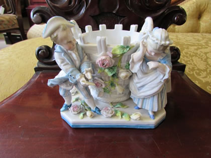 German porcelain figure group