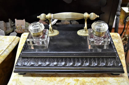 Victorian ink stand