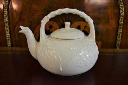 1st period belleek tea pot