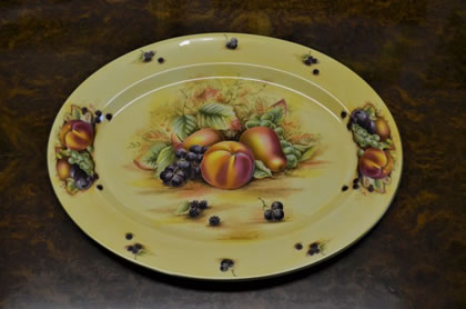 Aynsley porcelain oval plate