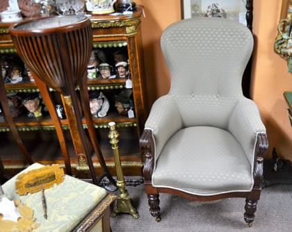 William IV mahogany armchair