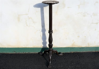 Mahogany  torchere