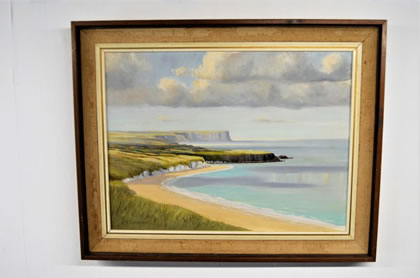 Oil on canvas , irish art