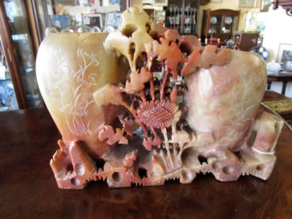 Carved chinese soapstone