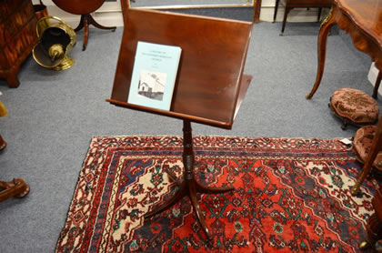 Regency mahogany reading stand