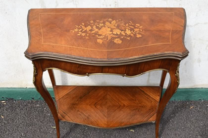 Rosewood card table