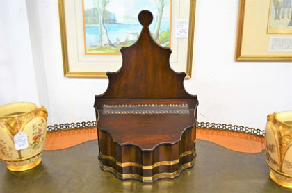 Georgian mahogany salt box 