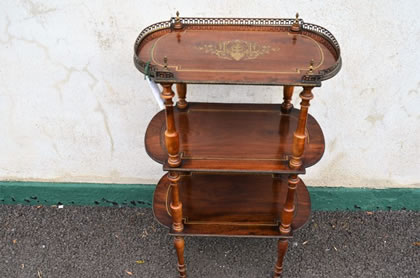Victorian three tier wot-not table