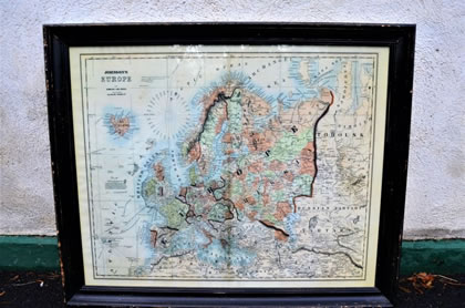 Antique map of europe