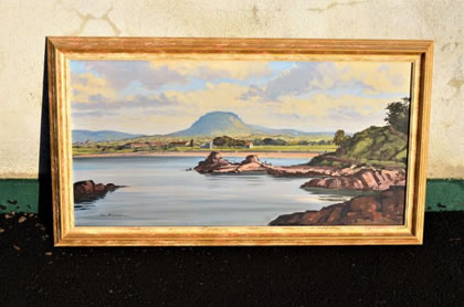 Sam Mclaron local artist oil on canvas