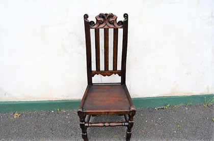 18th century oak chair