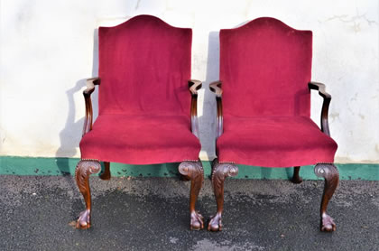 Pair of armchairs