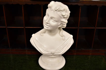 Belleek bust of  clytie