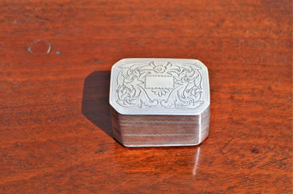 Georgian silver nutmeg grater