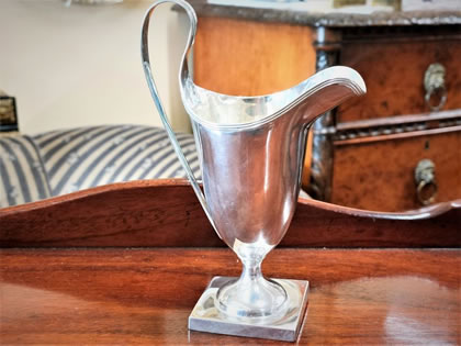Silver cream jug