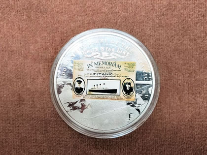 100th anniversary of the titanic commemorative coin