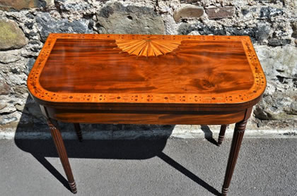 Georgian mahogany cart table 