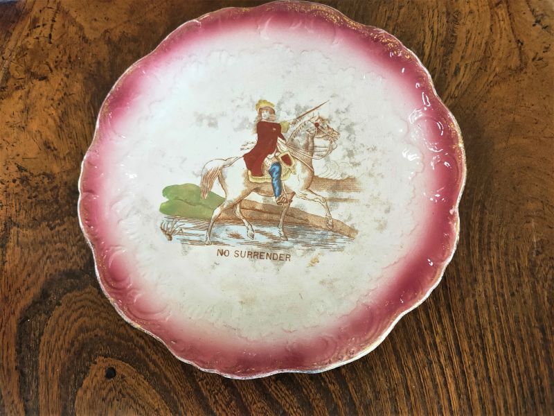Victorian porcelain plate