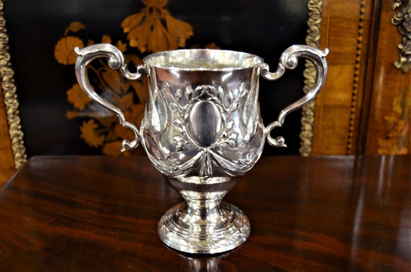 18th century irish silver cup