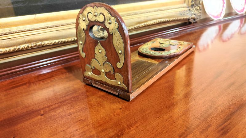 Victorian rosewood bookslide