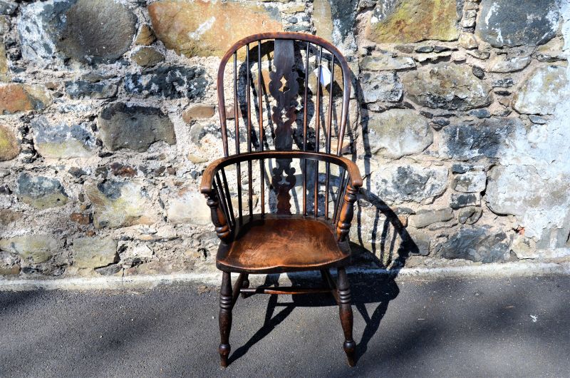 19th century windsor armchair