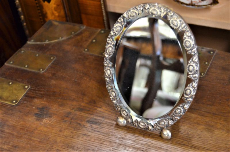 Continental silver mirror