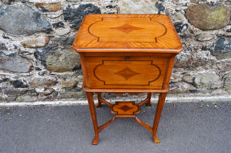 Mahogany sewing table/ cabinet 