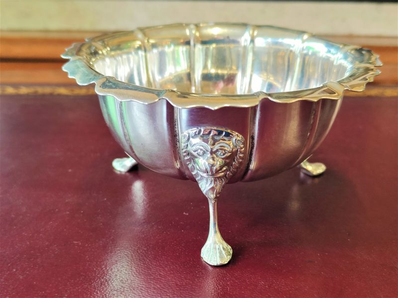 Irish silver sauce boat