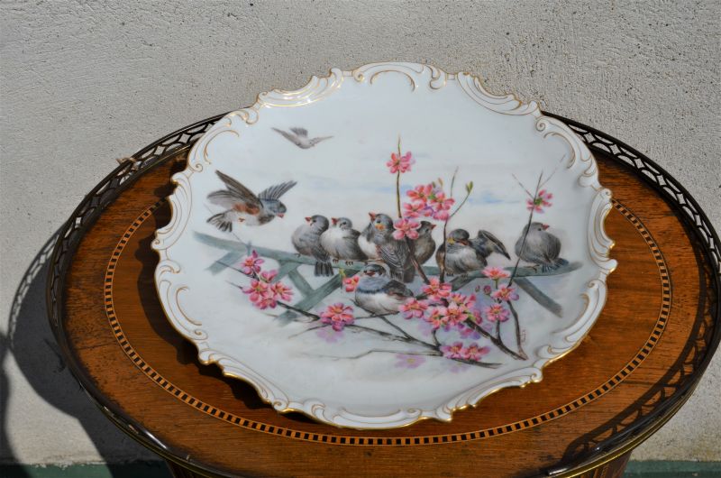 Victorian hand painted plate