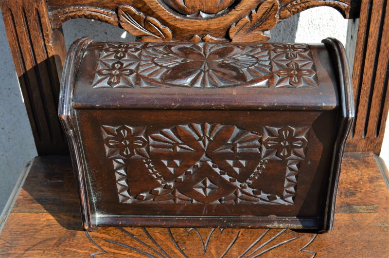 Mahogany stationery box