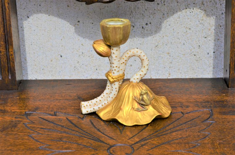 Royal worcester candle / chamber stick