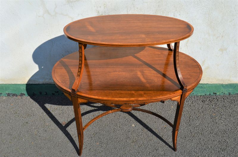 Edwardian mahogany display table