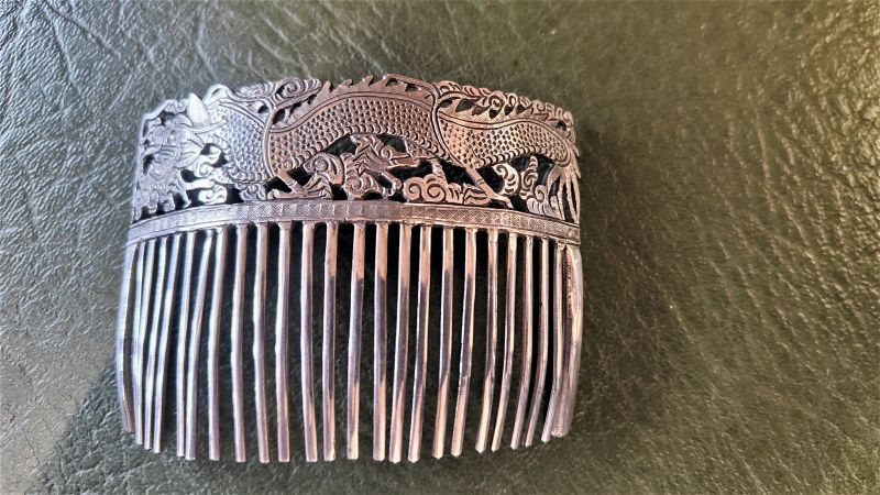 Chinese silver hair comb