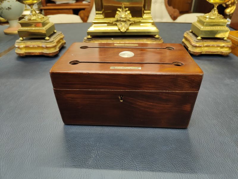 Mahogany letter box