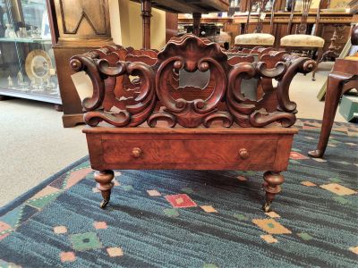 19th century rosewood canterbury