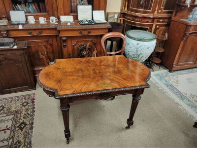 Victorian walnut side table