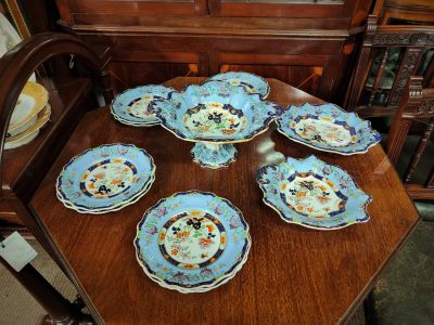 Twelve piece victorian masons ironstone 