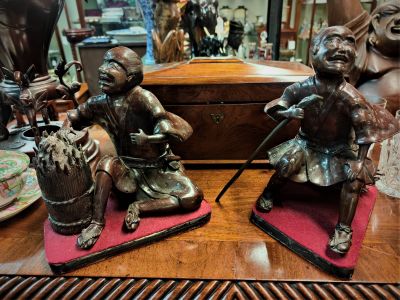 Pair of chinese bronzes